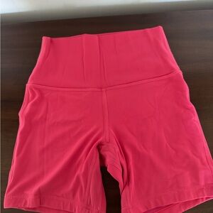 Hot Pink lululemon Align™ High-Rise Short 6"